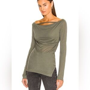 Helmut Lang Scala Cowl Neck Top
